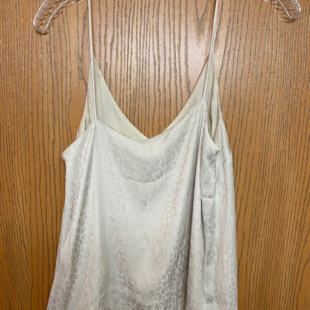 H&M Animal Print Blush Blouse Cami shirt